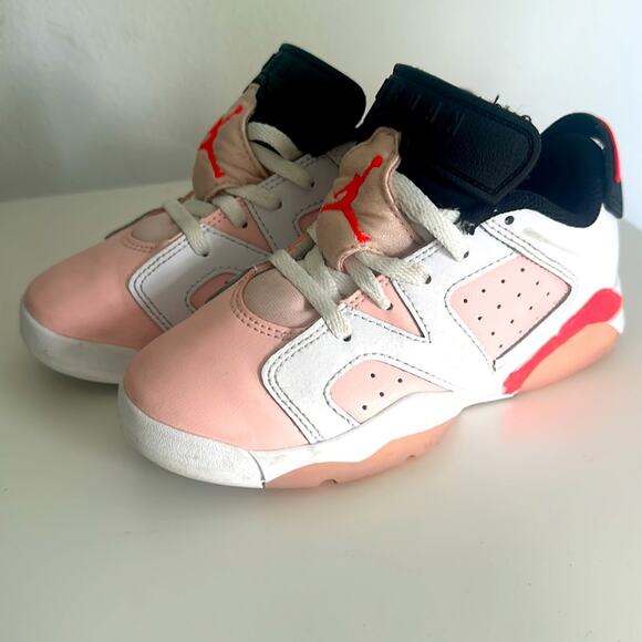 Jordan 6 Retro Low White/Atmosphere-Infrared 23 (DV3528 102) - 3 - Picture 2 of 9